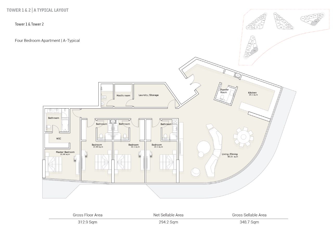 Floorplans Sea La Vie (10)