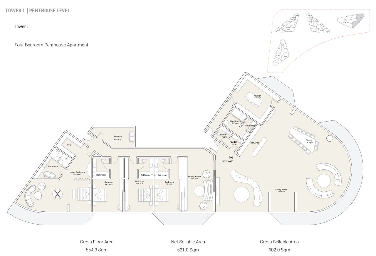 Floorplans Sea La Vie (13)