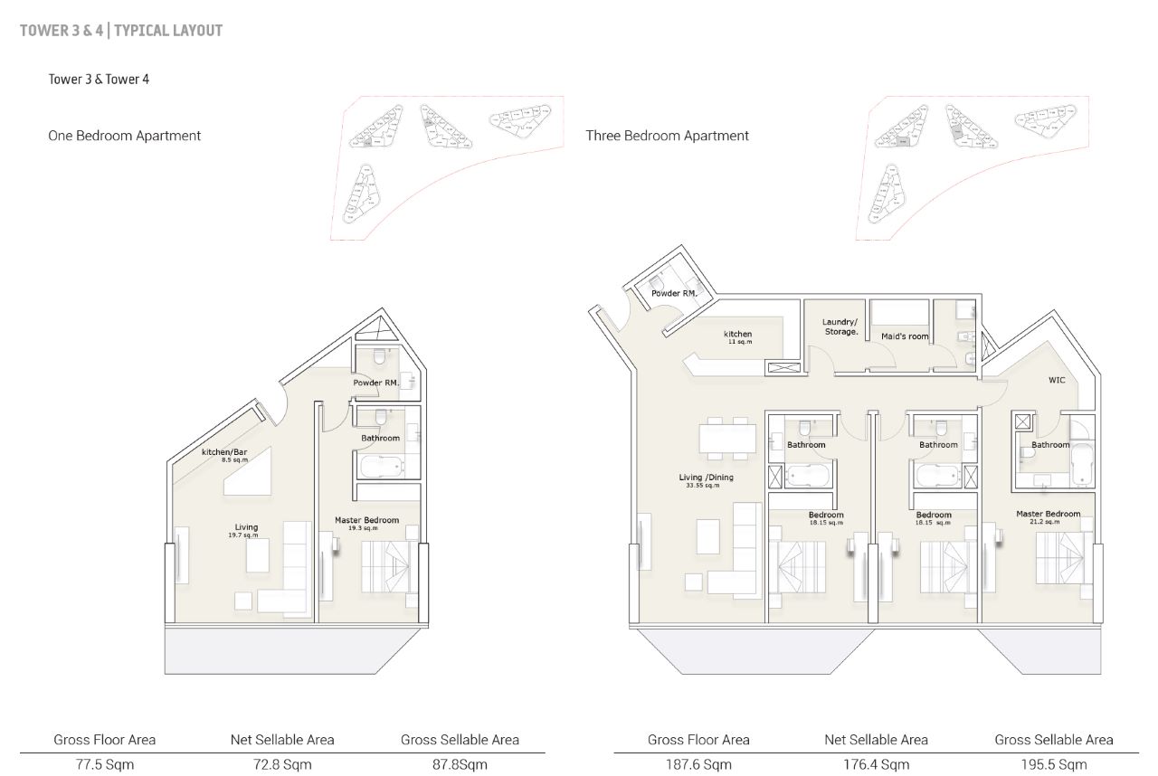 Floorplans Sea La Vie (15)