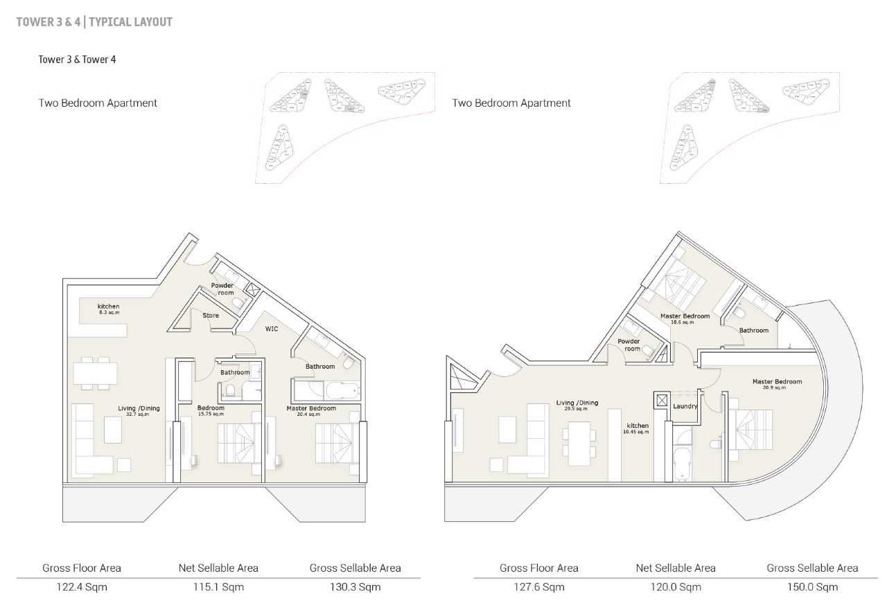 Floorplans Sea La Vie (17)