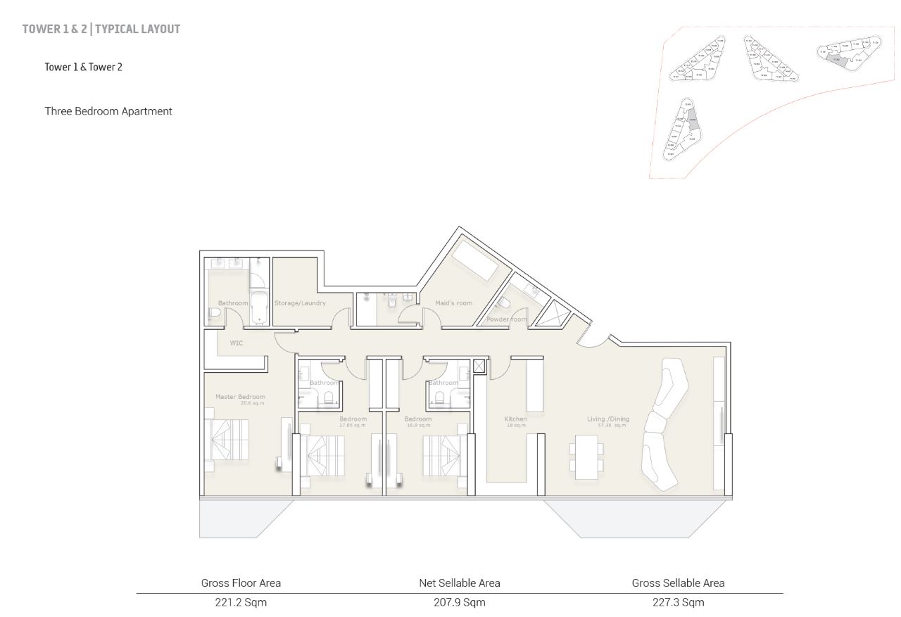 Floorplans Sea La Vie (4)