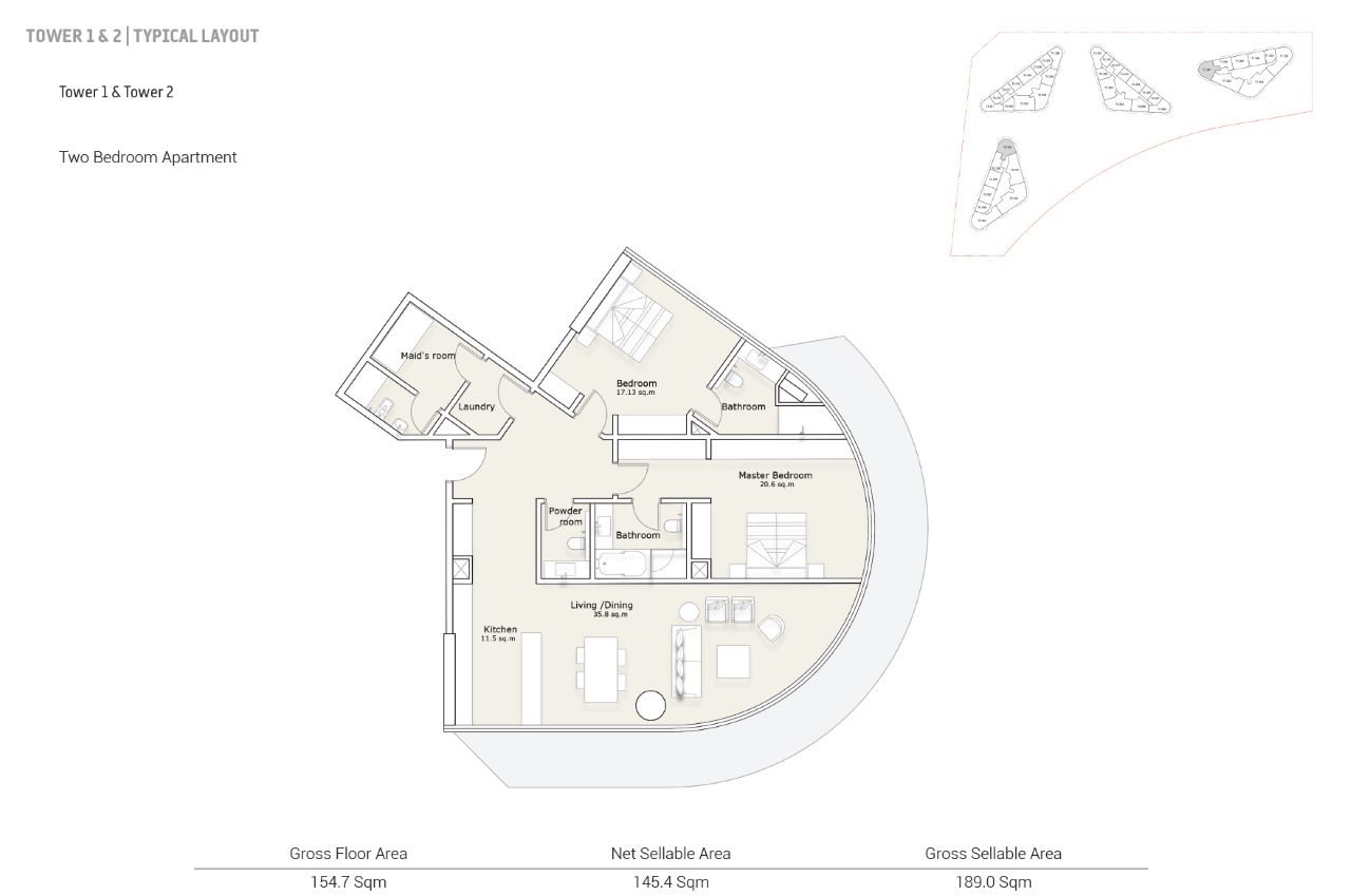 Floorplans Sea La Vie (5)