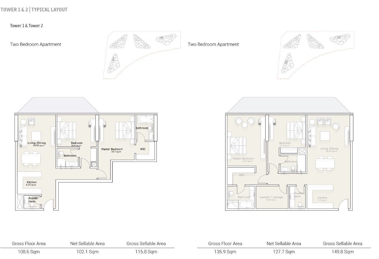 Floorplans Sea La Vie (6)