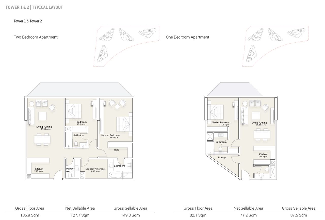 Floorplans Sea La Vie (7)