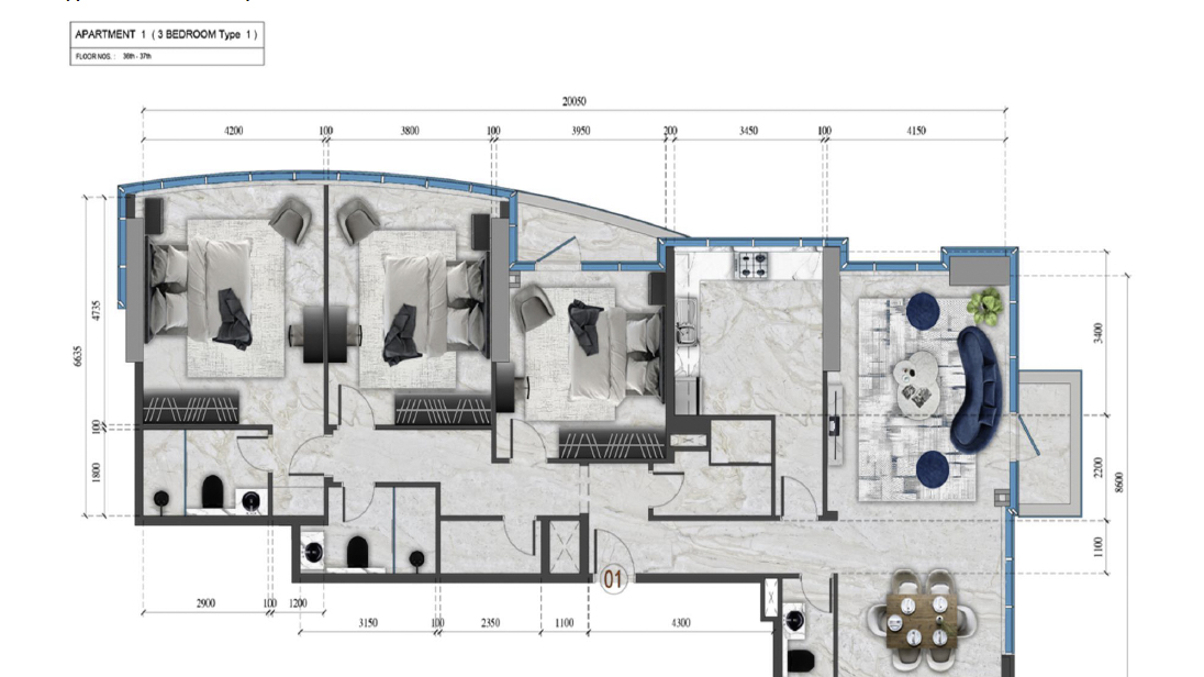 Renad Tower Floorplans (10)