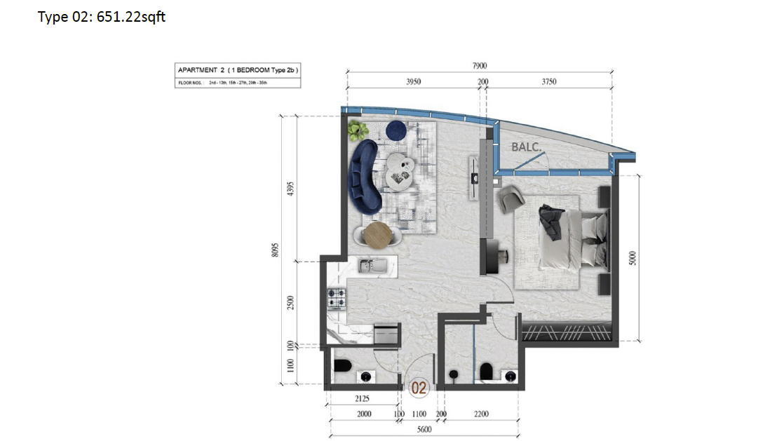 Renad Tower Floorplans (3)