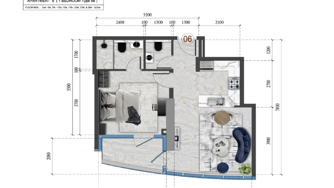 Renad Tower Floorplans (5)