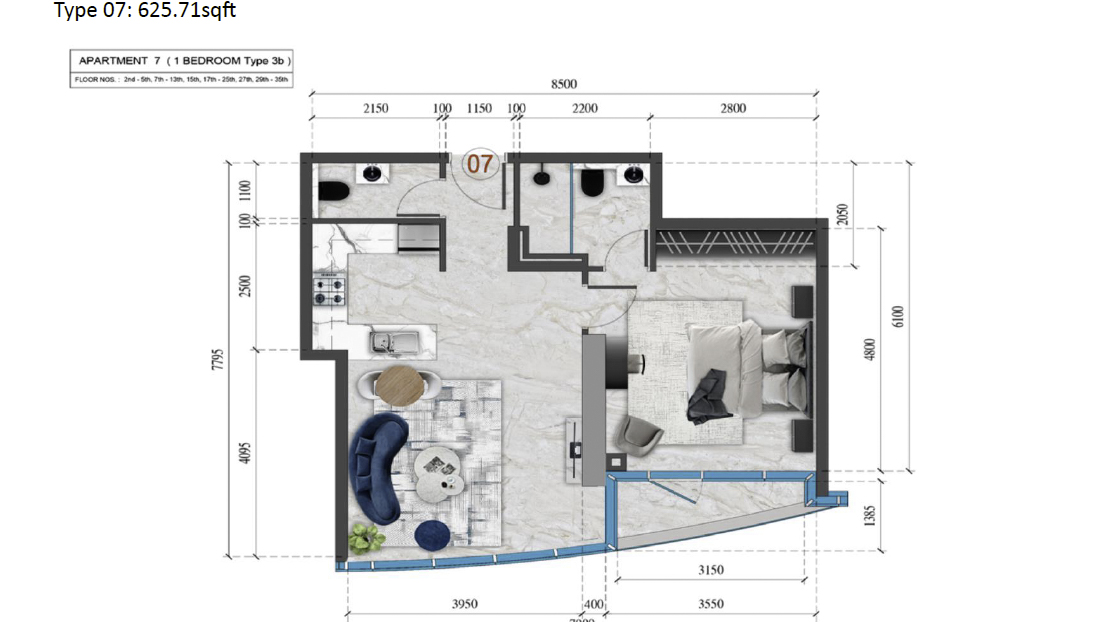 Renad Tower Floorplans (6)