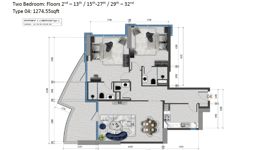 Renad Tower Floorplans (8)